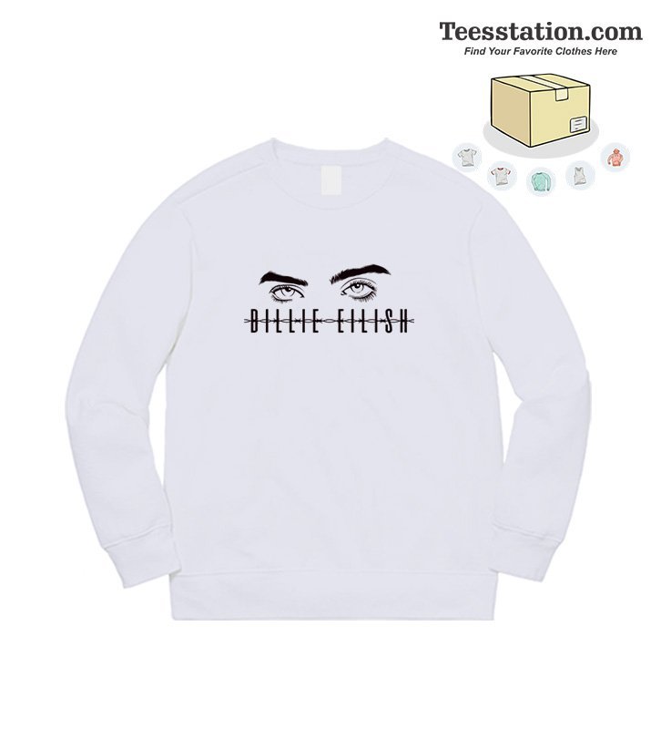 Billie Eilish Ocean Eyes Sweatshirt Billie Eilish Ocean Eyes Sweatshirt
