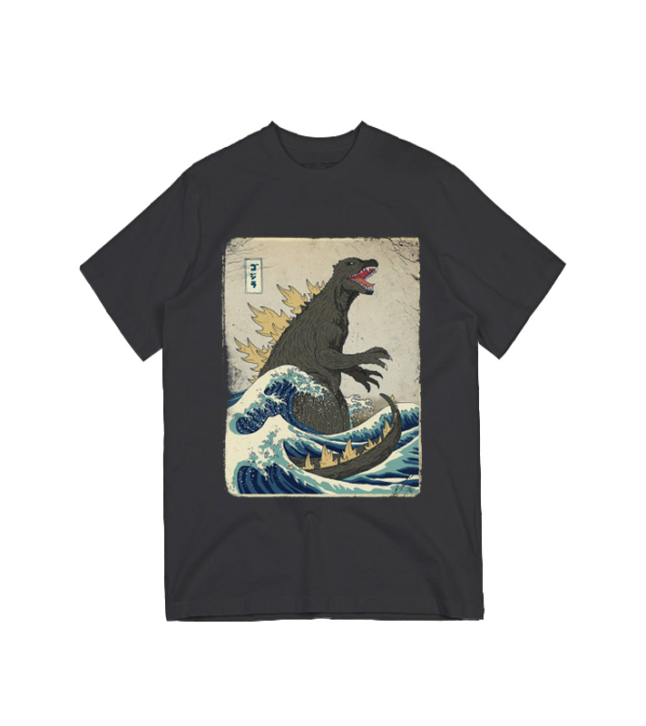 The-Great-Godzilla-off-Kanagawa-T-Shirt