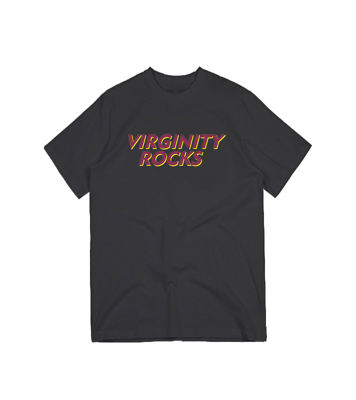 what is the meaning of the virginity rocks shirt
