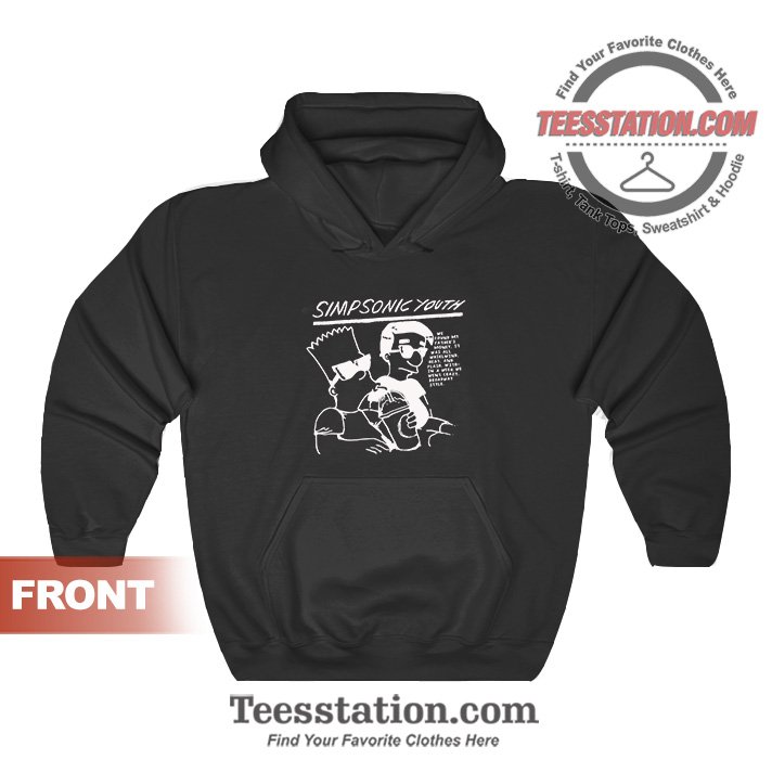 black-simpson For Sale Simpsonic Youth Hoodies For Unisex
