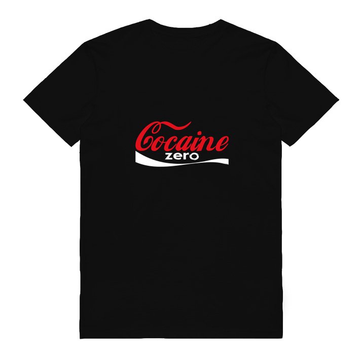 Cocaine Zero Parody T-Shirt Cocaine Zero Parody T-Shirt