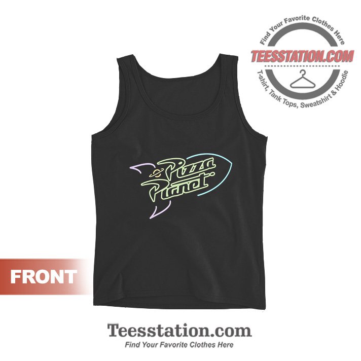 Pizza Planet Logo Tank Tops Cheap Trendy Unisex Pizza Planet Logo Tank Tops Cheap Trendy Unisex