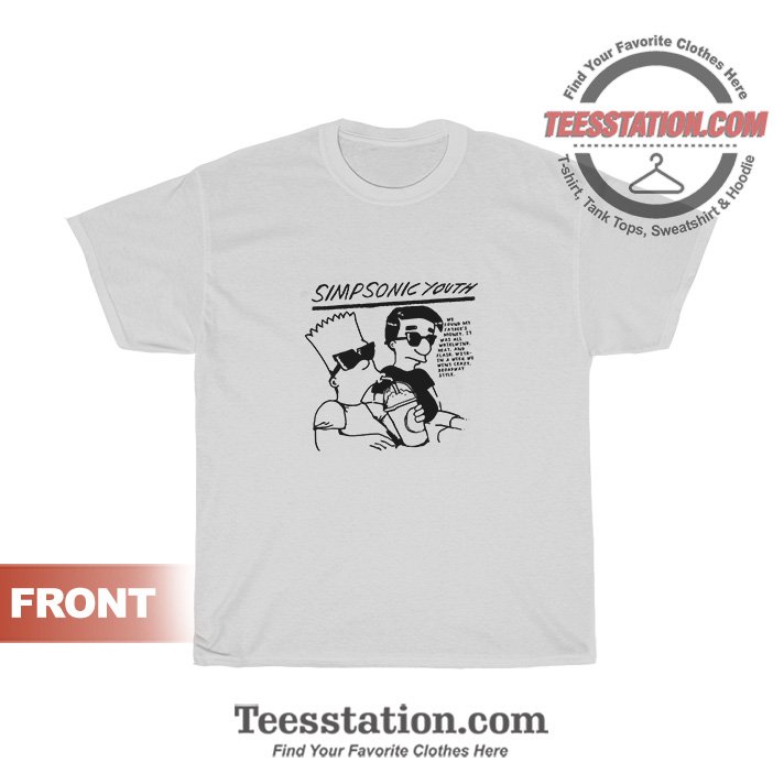 For Sale Simpsonic Youth T-Shirt For Unisex For Sale Simpsonic Youth T-Shirt For Unisex