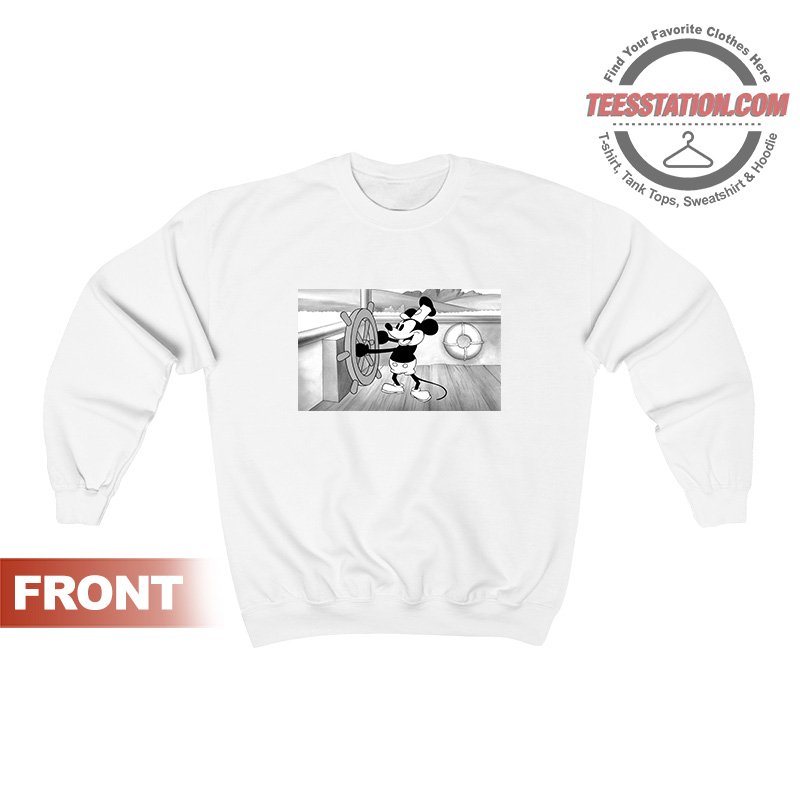 Disney Classic Mickey Mouse Sweatshirt For Unisex Disney Classic Mickey Mouse Sweatshirt For Unisex