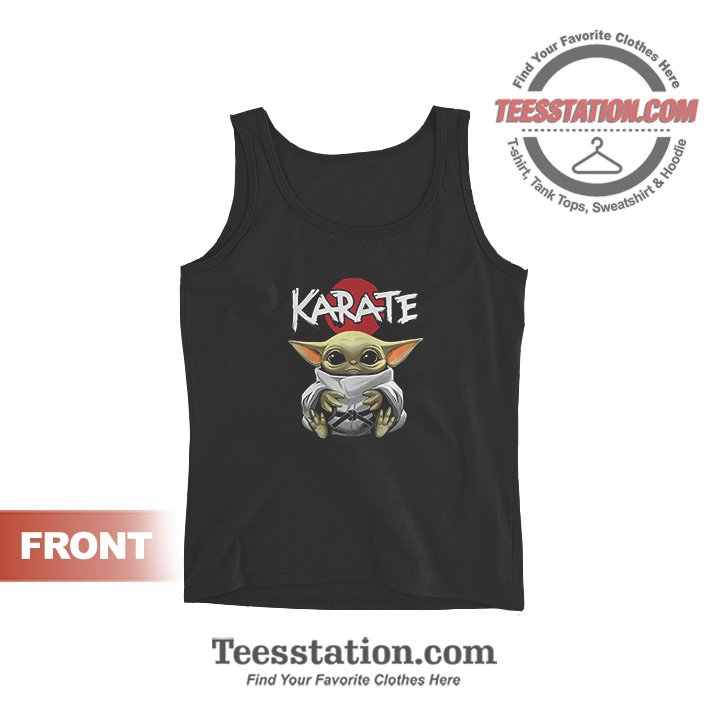 Star Wars Baby Yoda Karate Tank Tops Star Wars Baby Yoda Karate Tank Tops