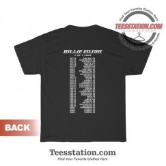 Billie Eilish 1 By 1 Tour 2019 T-Shirt For Unisex