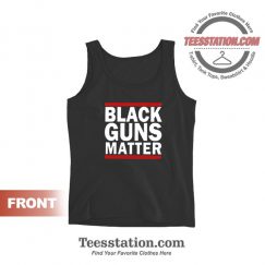 Black Guns Matter Tank Tops For Unisex