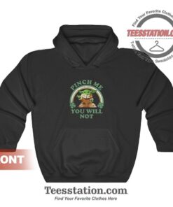 Star Wars Men’s Yoda Pinch Me You Will Not Hoodies