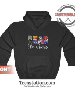 Avenger Read Like A Hero Hoodies Cheap For Unisex