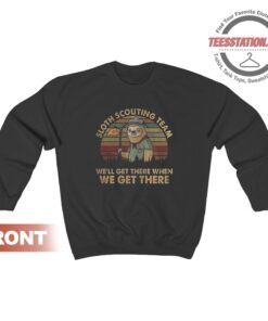 Sloth Scouting Team Sweatshirt For Unisex