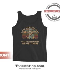 Sloth Scouting Team Tank Tops For Unisex