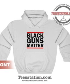 Black Guns Matter Hoodies For Unisex