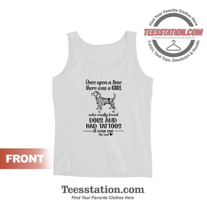 Just A Woman Who Loves Dogs And Has Tattoos Tank Tops Just A Woman Who Loves Dogs And Has Tattoos Tank Tops