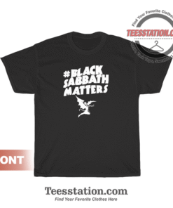 Black Lives Matter Black Sabbath Matters T-Shirt
