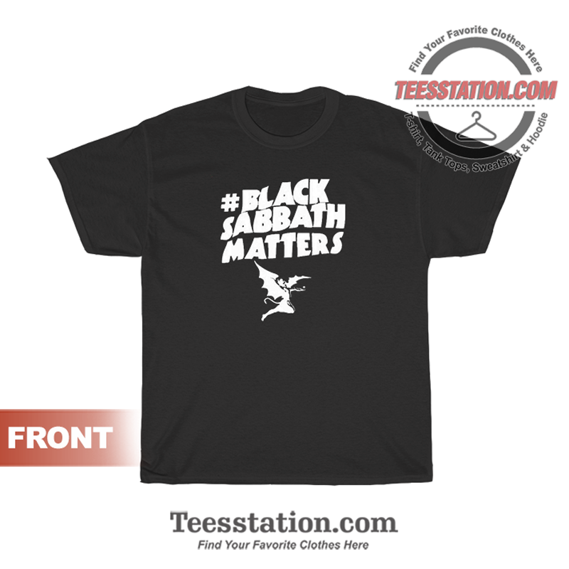 Black Lives Matter Black Sabbath Matters T-Shirt Black Lives Matter Black Sabbath Matters T-Shirt