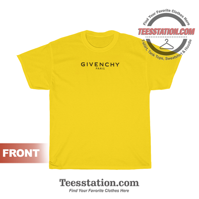 Givenchy Yellow With Logo T-Shirt Givenchy Yellow With Logo T-Shirt
