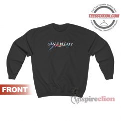 Givenchy Black Rainbow Signature Logo Sweatshirt