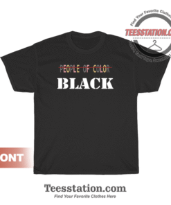 People Of Color Black T-Shirt