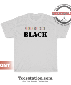 People Of Color Black T-Shirt