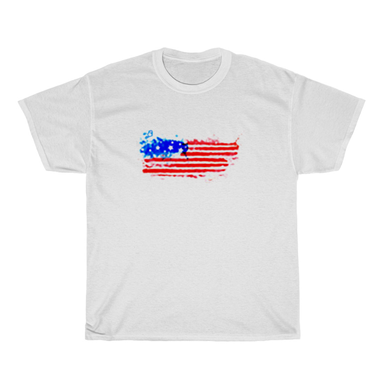 Usa Flag Logo T-Shirt Usa Flag Logo T-Shirt