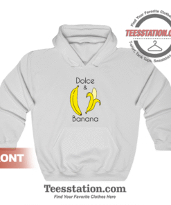 Dolce And Banana Funny Fashion Bananas Vegan Hoodie