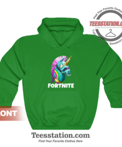 Fortnite Unicorn Rainbow Smash Hoodie
