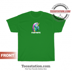 Fortnite Unicorn Rainbow Smash T-Shirt