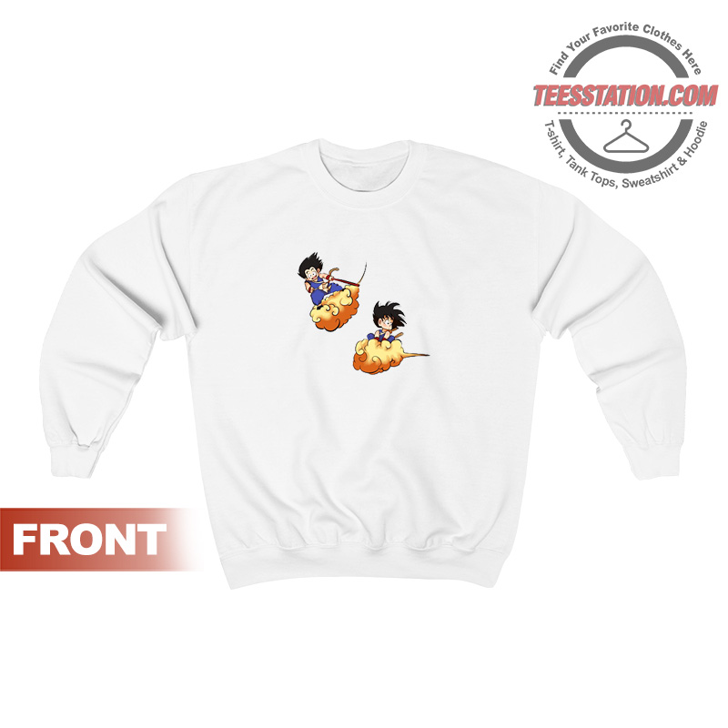Goku Flying Nimbus Dragon Ball Sweatshirt Goku Flying Nimbus Dragon Ball Sweatshirt