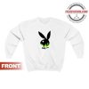 Green Flame Playboy Bunny Sweatshirt