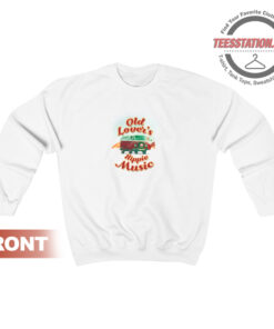 Old Lover's Hippie Music Vintage Van Sweatshirt