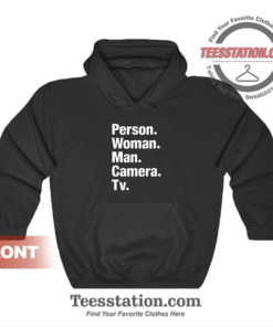Person Woman Man Camera Tv Hoodie