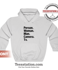 Person Woman Man Camera Tv Hoodie
