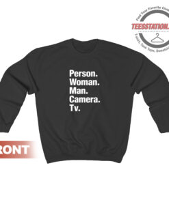 Person Woman Man Camera Tv Sweatshirt