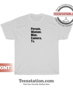 Person Woman Man Camera Tv T-Shirt