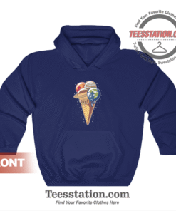 Planet Ice Cream Crossword Hoodie