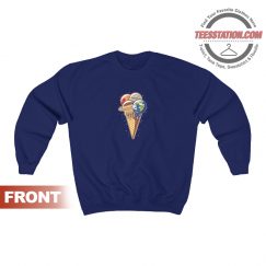 Planet Ice Cream Crossword Sweatshirt