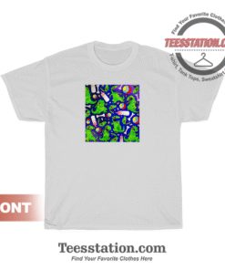 Rugrats Reptar Dinosaur Pattern T-Shirt
