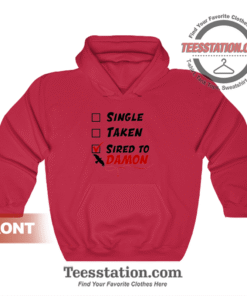 Sired To Damon The Vampire Hoodie