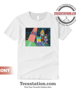 Spongebob And Friends With Superpowers Cool Meme T-Shirt