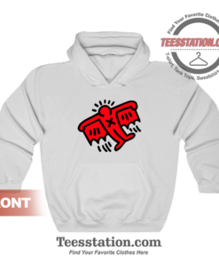 Superhero By Keith Haring Hoodie