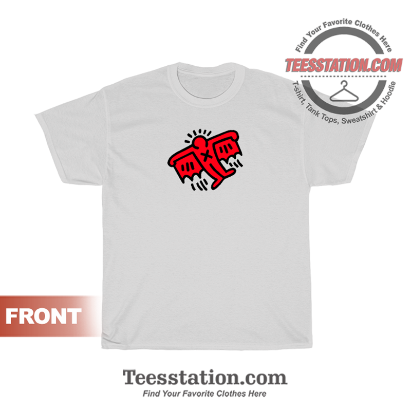 Superhero By Keith Haring T-Shirt Superhero By Keith Haring T-Shirt
