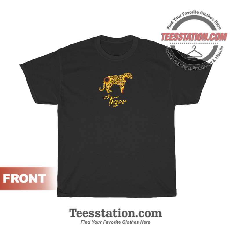 The Sunflower Tiger And Dog T-Shirt The Sunflower Tiger And Dog T-Shirt