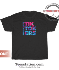 Tiktokers Generation Cool Color T-Shirt