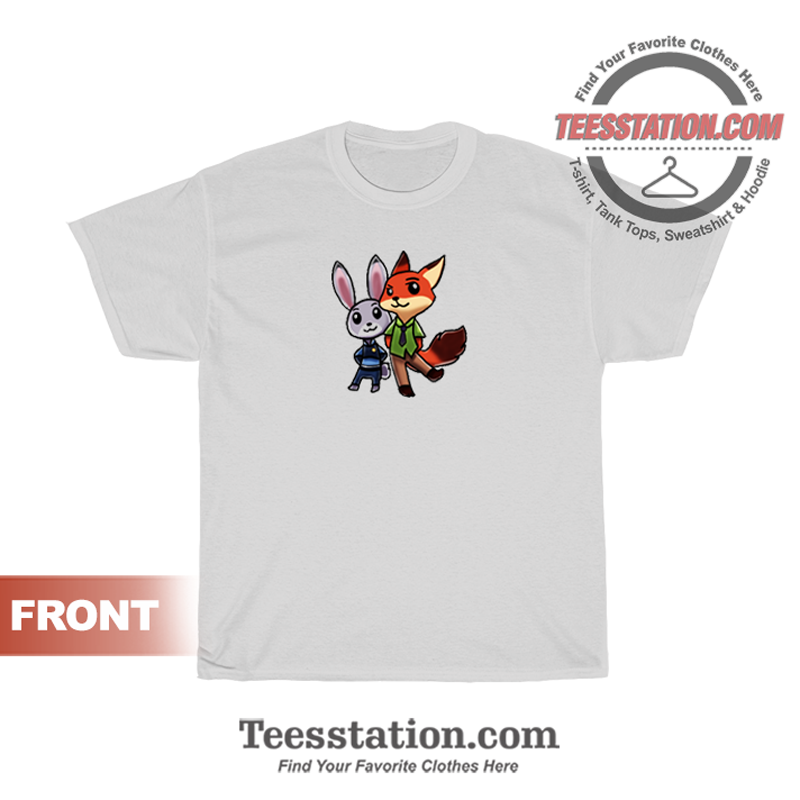 Zootopia Nick And Judy T-Shirt Zootopia Nick And Judy T-Shirt
