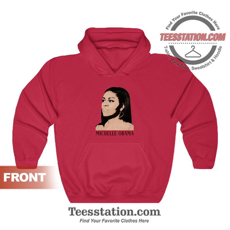 Beautiful Michelle Obama Young Hoodie Beautiful Michelle Obama Young Hoodie