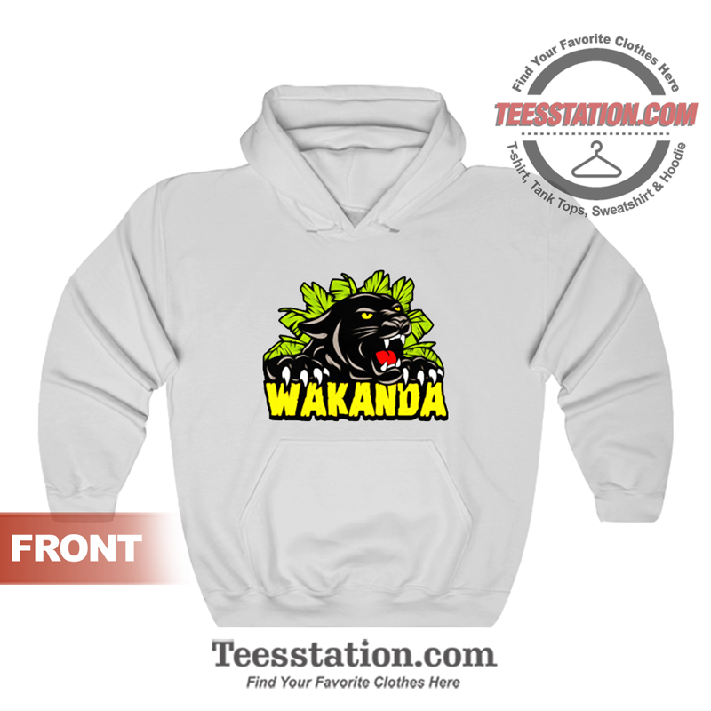 Black Panther Marvel Wakanda Hoodie Unisex Black Panther Marvel Wakanda Hoodie Unisex