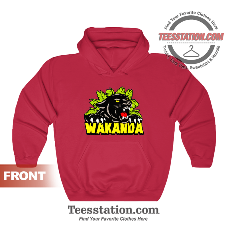 Black Panther Marvel Wakanda Hoodie Unisex Black Panther Marvel Wakanda Hoodie Unisex