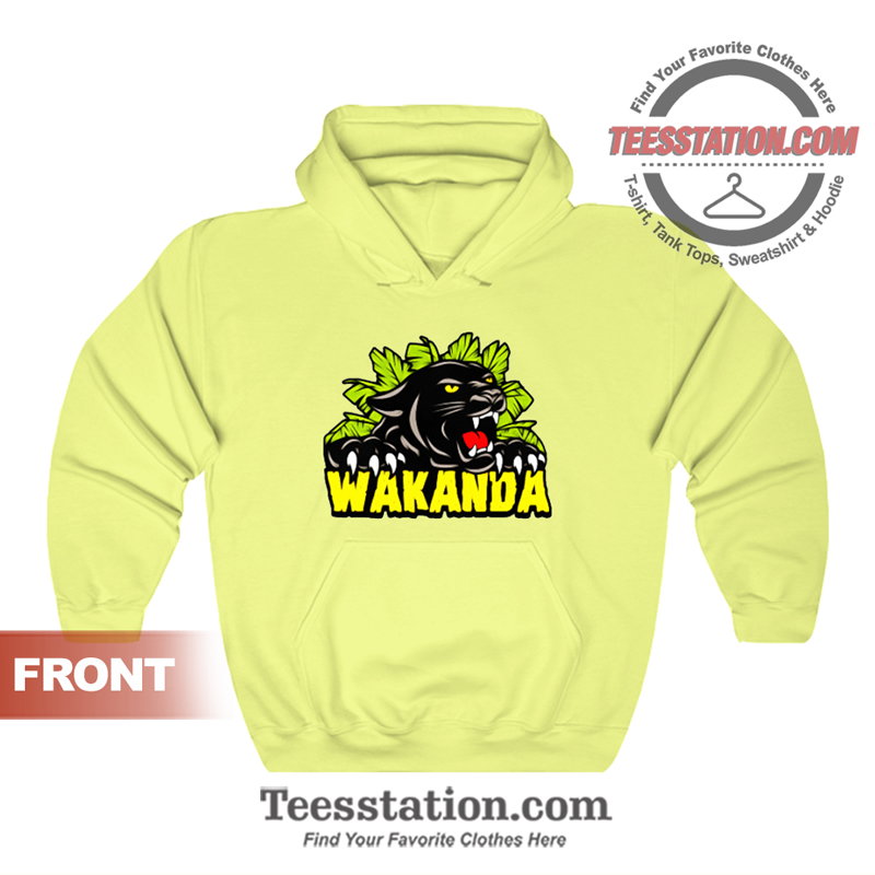 Black Panther Marvel Wakanda Hoodie Unisex Black Panther Marvel Wakanda Hoodie Unisex