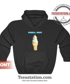 Chill Out Vanilla Soft Serve Ice Cream Hoodie