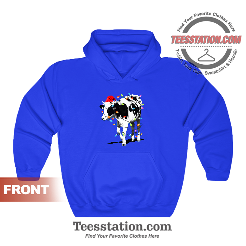 Cow Led Christmas Lights Hoodie Cow Led Christmas Lights Hoodie